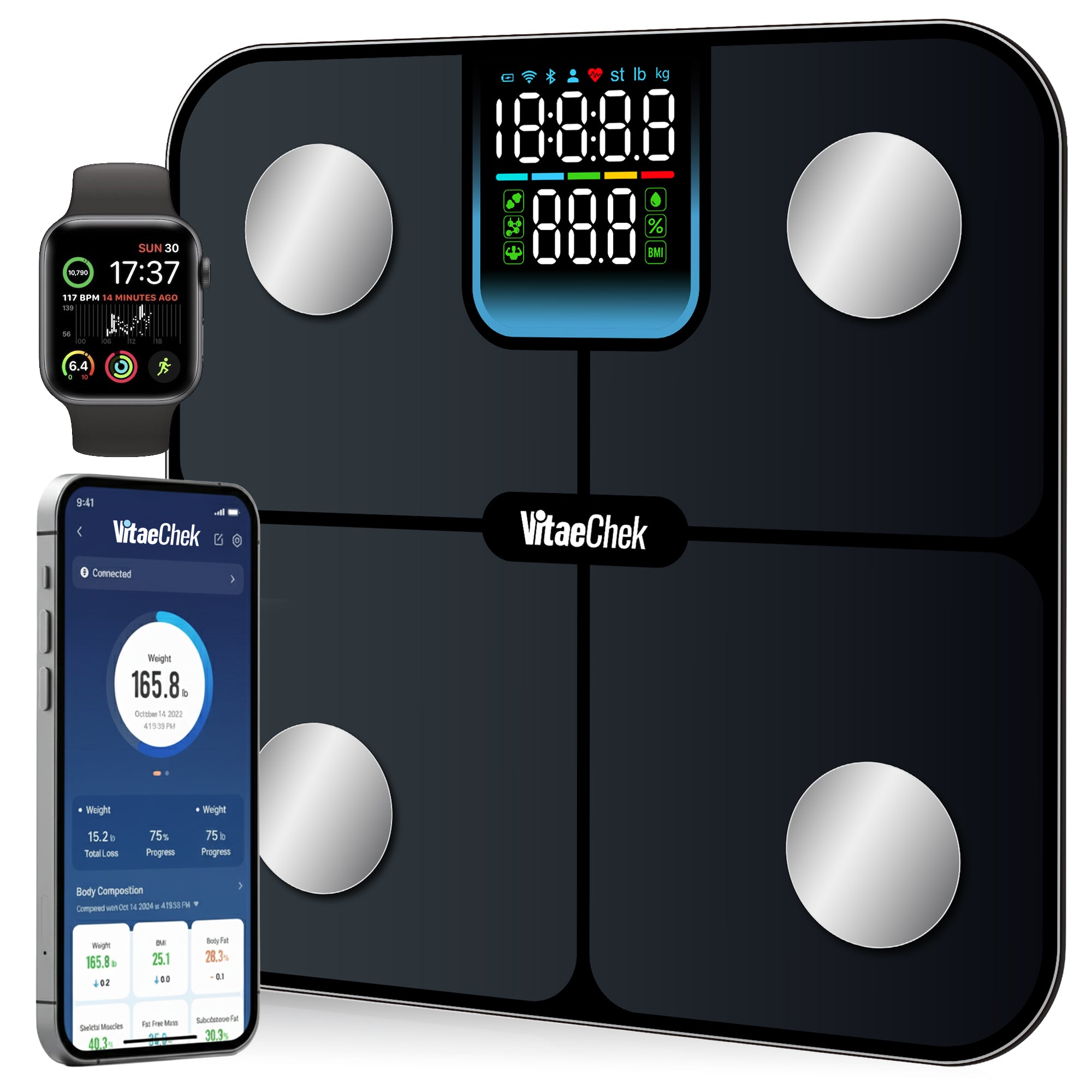 Brio 1 Pro Bilancia Pesa Persona Intelligente