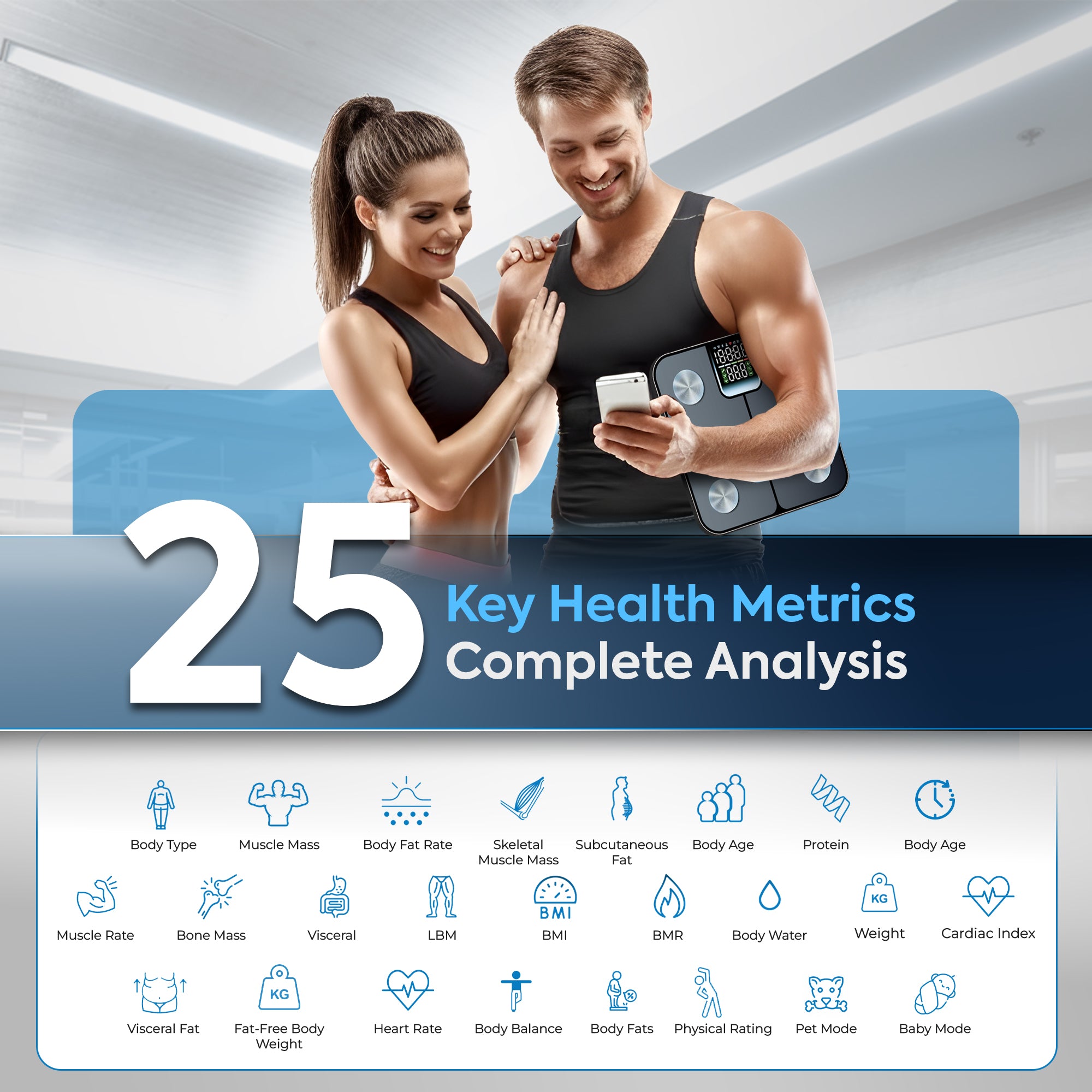 Brio 1 Pro Bilancia Pesa Persona Intelligente