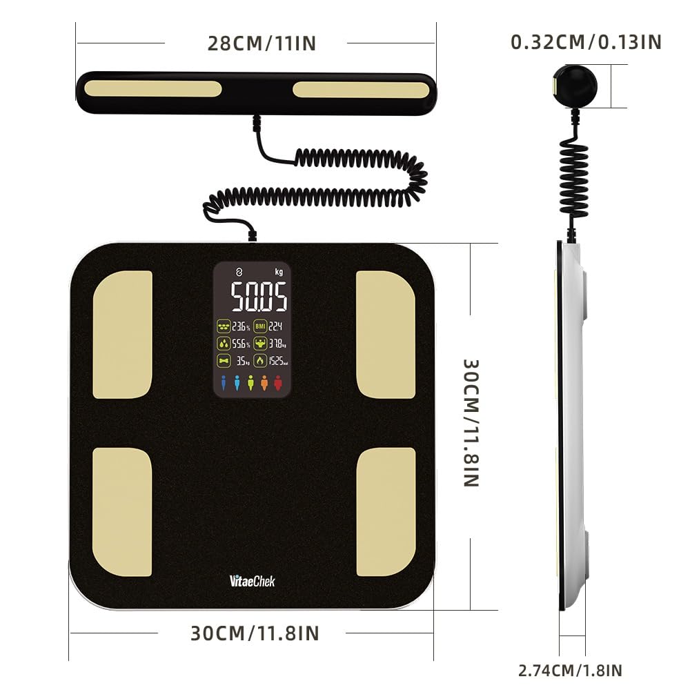 VitaeChek Body fat Scale 8 electrods