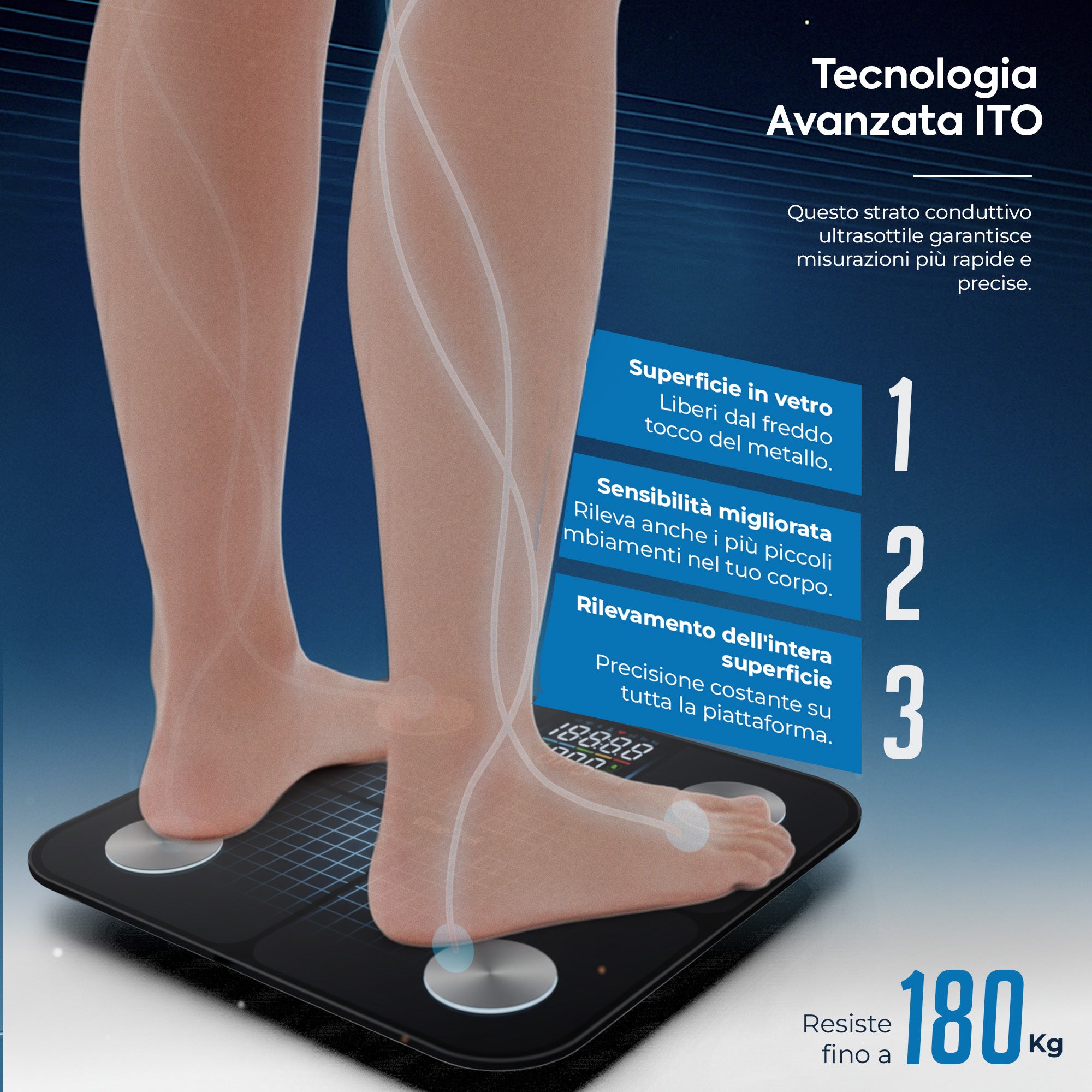 Brio 1 Pro Bilancia Pesa Persona Intelligente