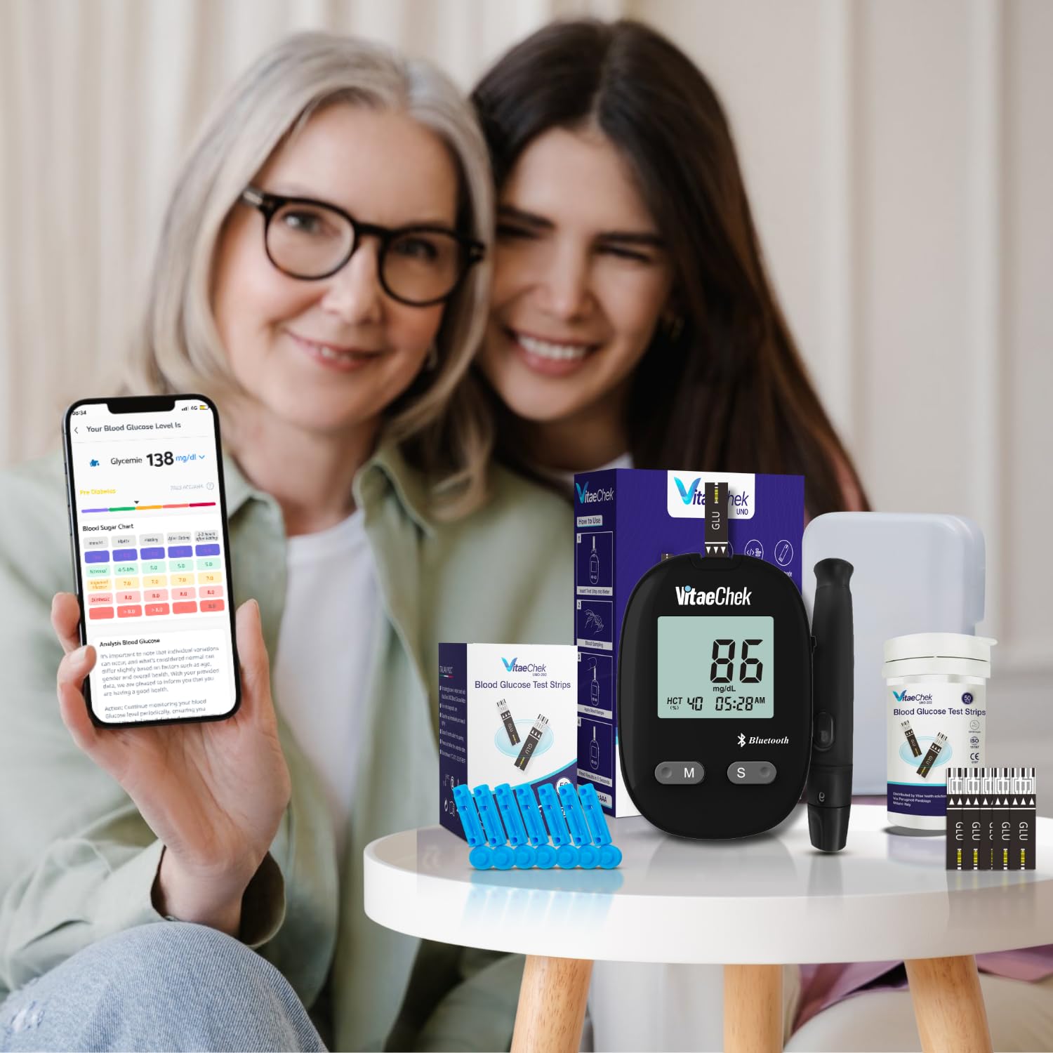 Strisce Glicemia GDH-FAD Alta Precisione – VitaeChek G1 Pro