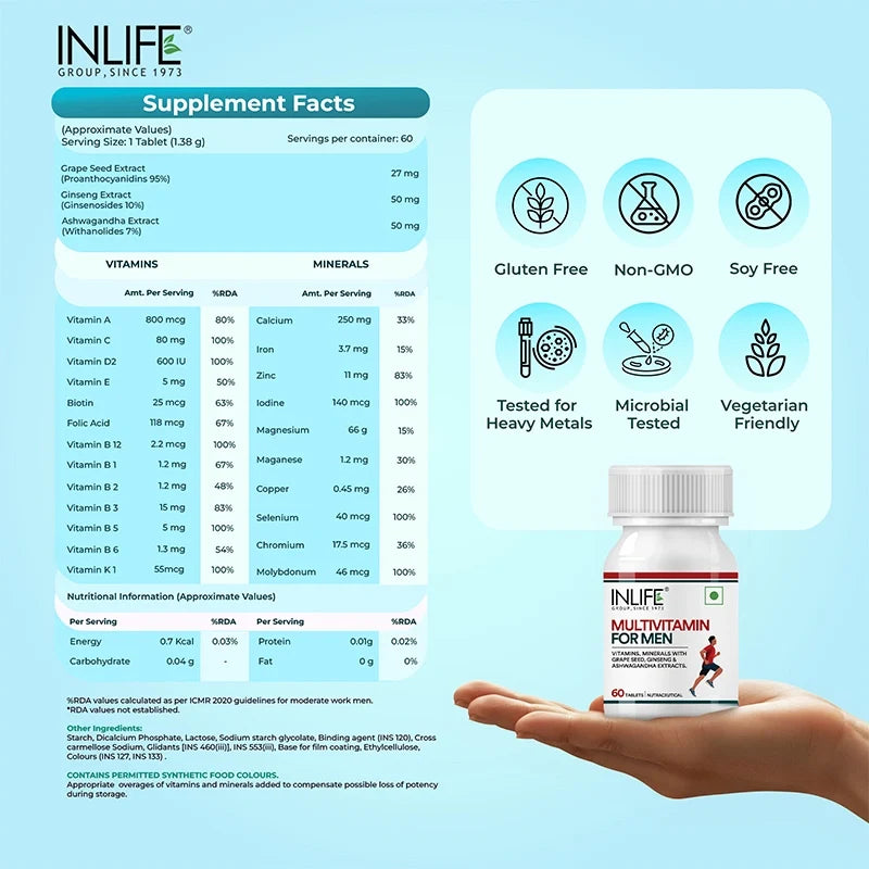 Multivitamines & Minéraux — 60 comprimés
