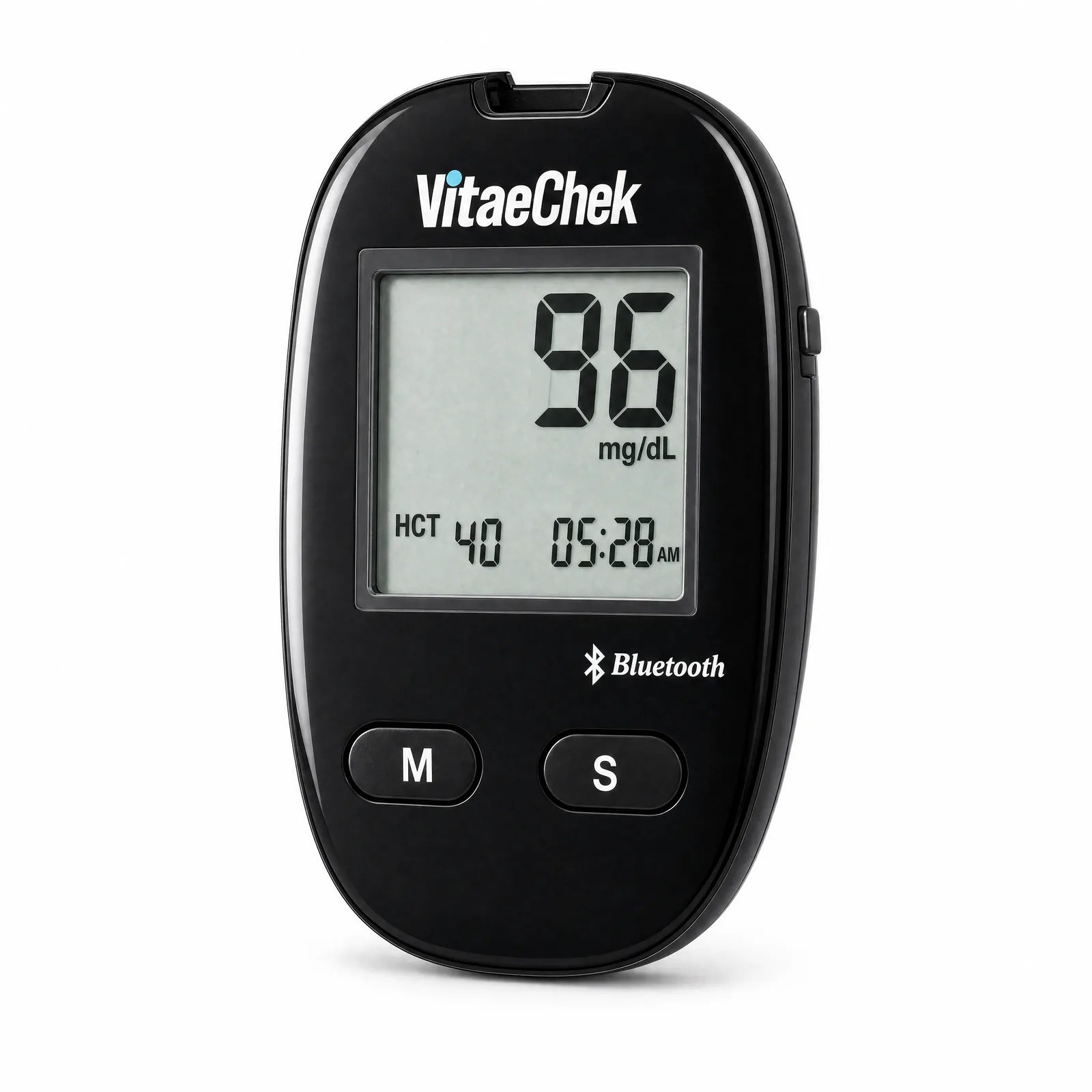 Il glucometro Gluco G1 Pro con 96 mg/dL sul display
