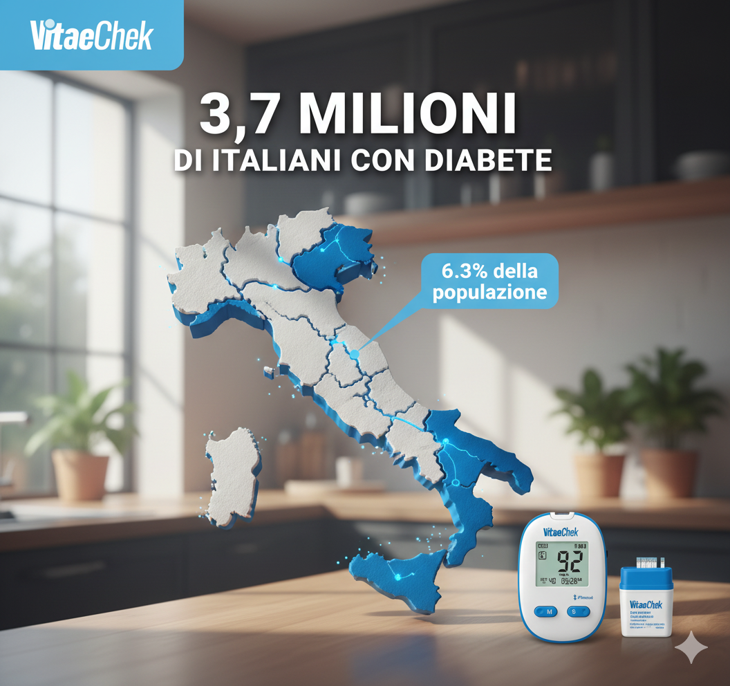 3,7 milioni di italiani vivono con il diabete. Tu lo sai?