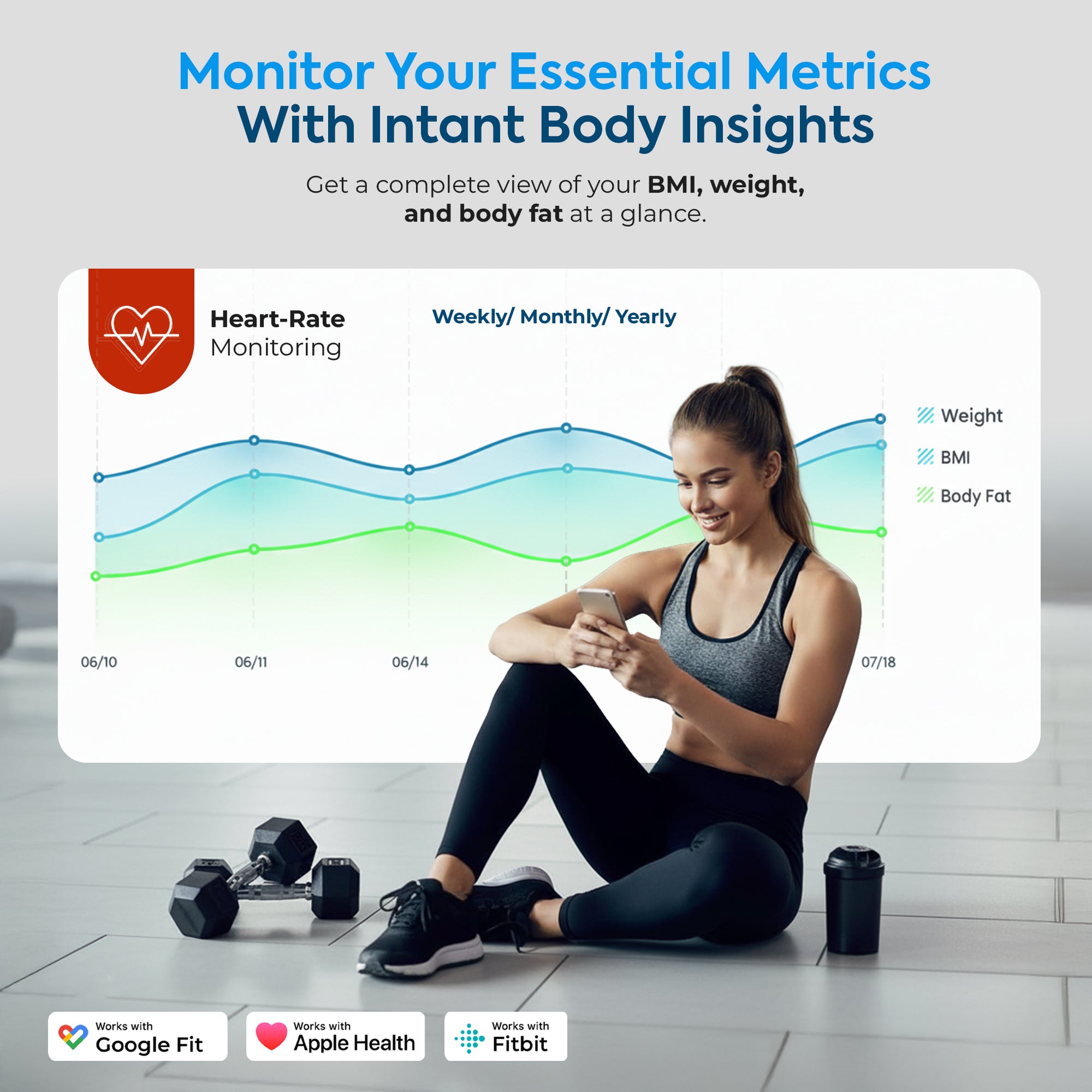 Brio 1 Pro Bilancia Pesa Persona Intelligente