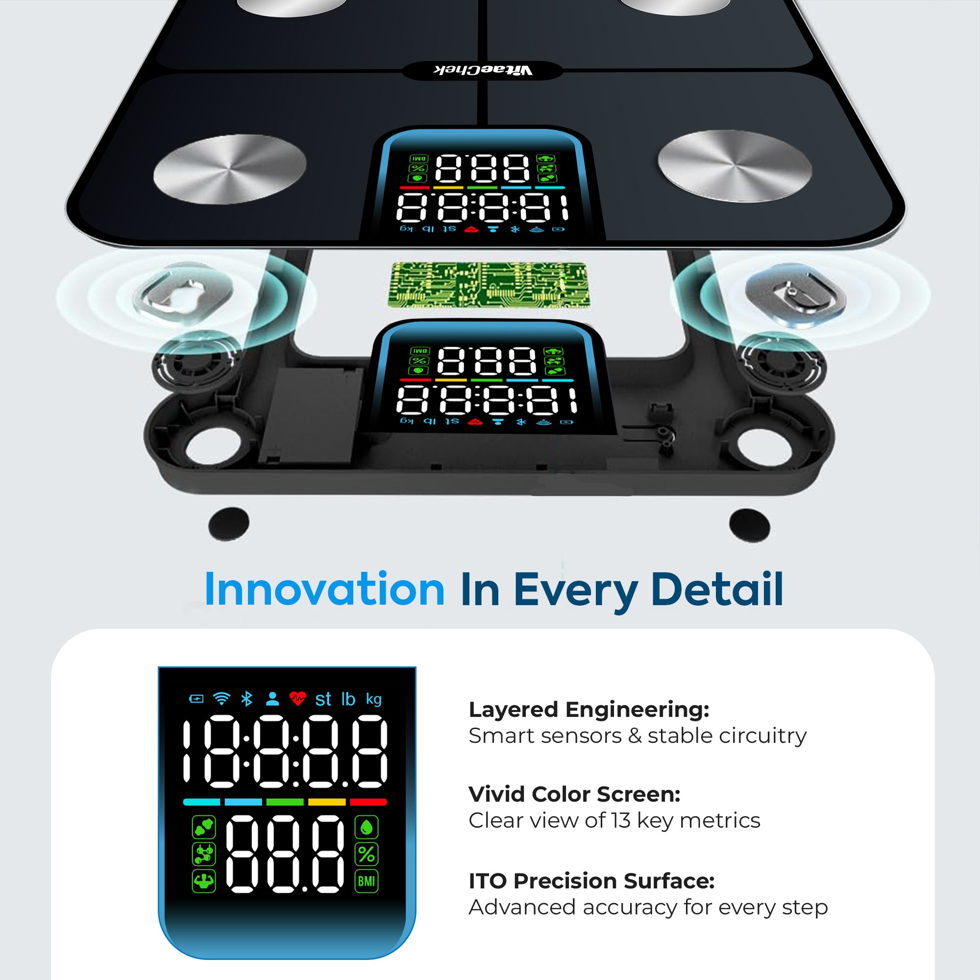 Brio 1 Pro Bilancia Pesa Persona Intelligente
