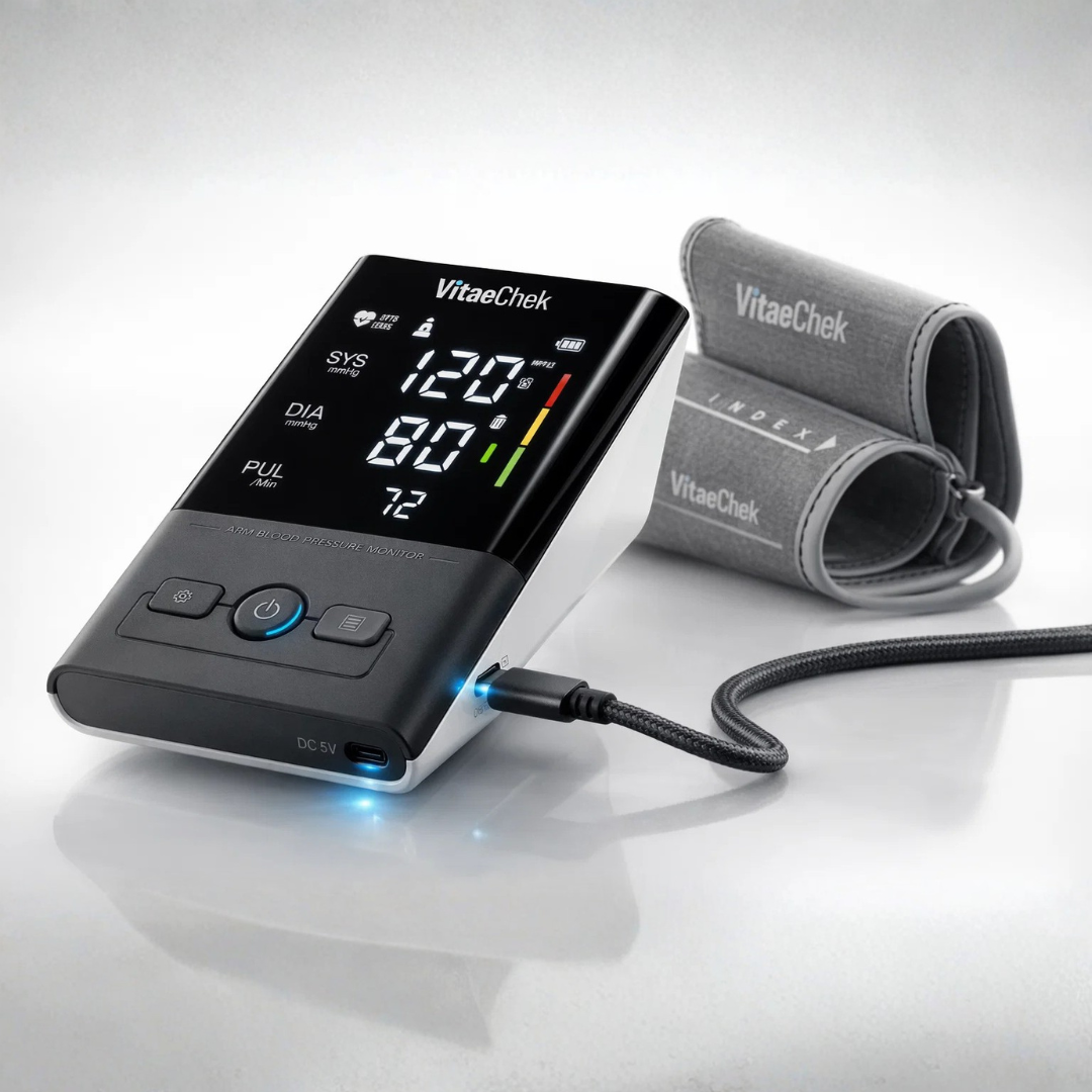 VitaeChek Pulse 3 –  Misura . Ascolta il risultato. Stai tranquillo.