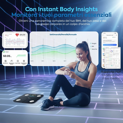 Brio 1 Pro Bilancia Pesa Persona Intelligente