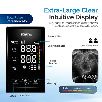 Misuratore Di Pressione VitaeChek Pulse 3