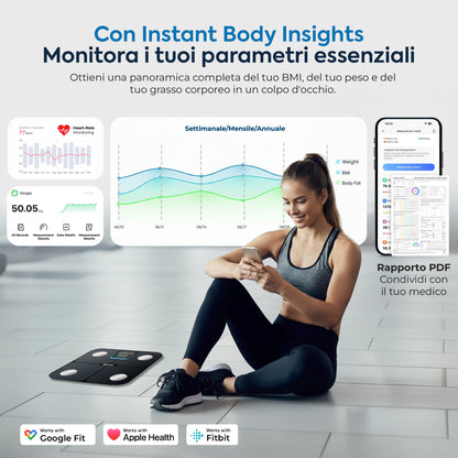 Brio 1 Pro Bilancia Pesa Persona Intelligente