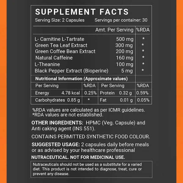 Fat Burner — 60 Capsules