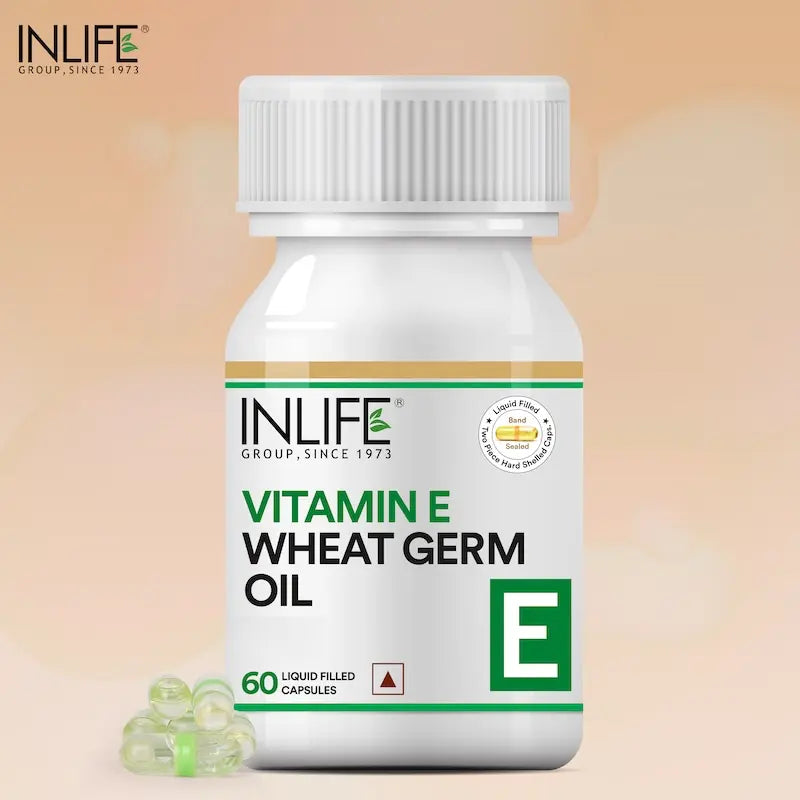 Vitamine E + Huile de germe de blé — 60 gélules