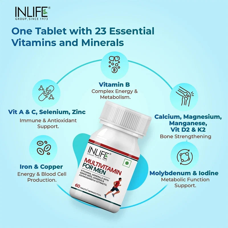 Multivitamins & Minerals — 60 tablets