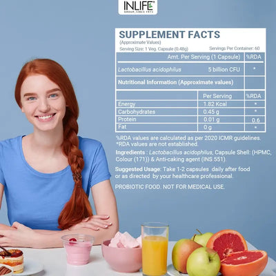 Lactobacillus Acidophilus — 60 gélules