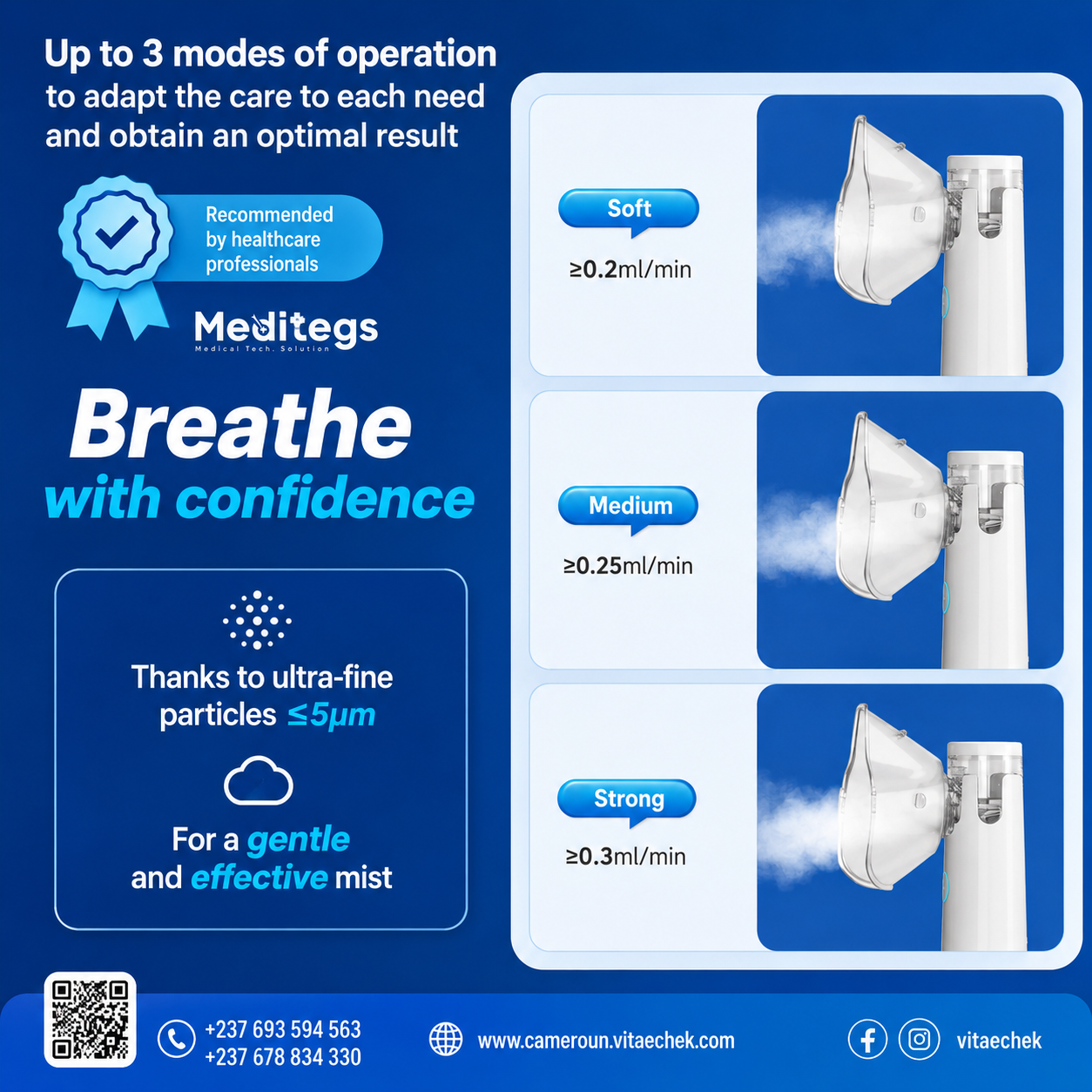 Portable Nebulizer USB Rechargeable