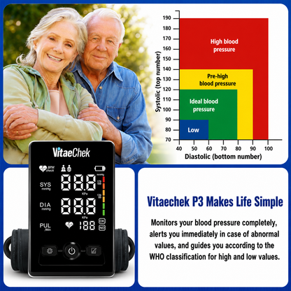 Misuratore di pressione da braccio smart VitaeChek P3