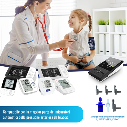 Bracciale universale compatibile con tutti i misuratori.