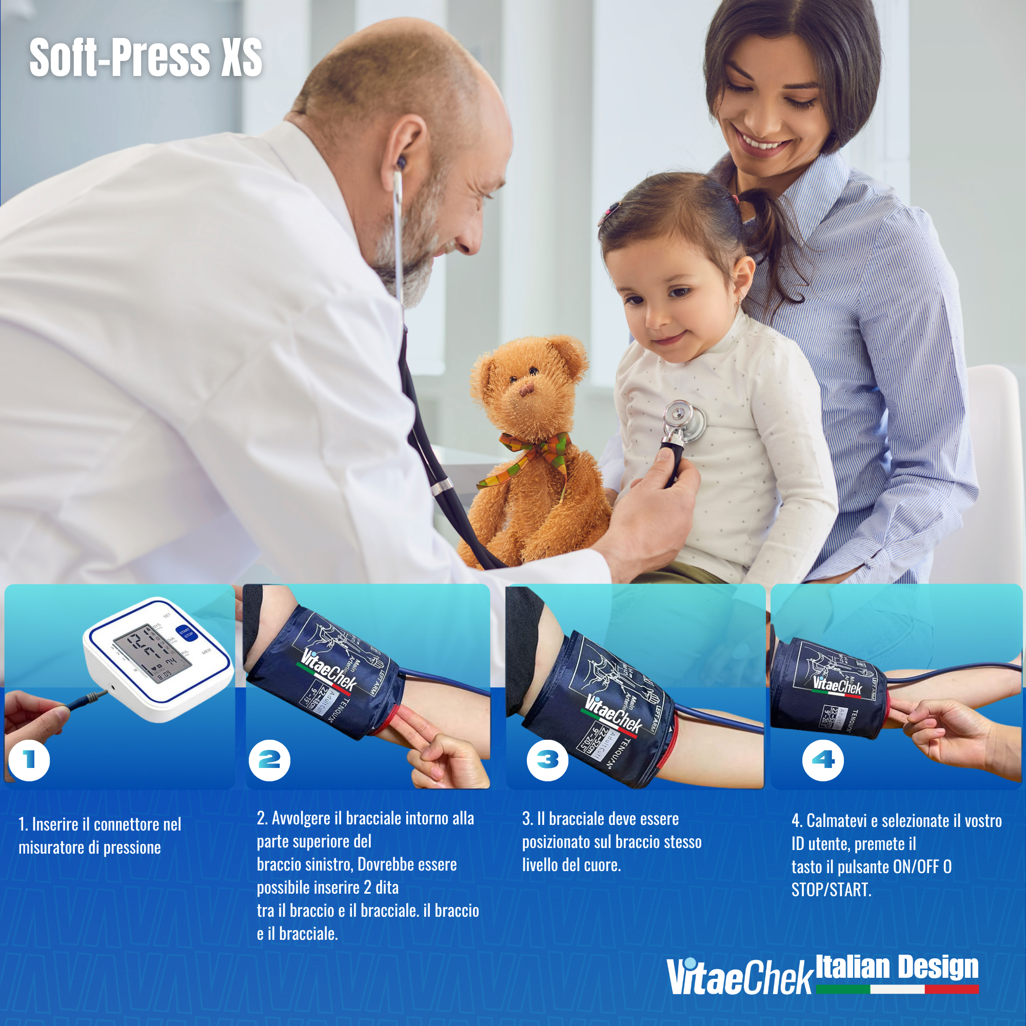 Universal Pediatric Blood Pressure Cuff Connector Kit