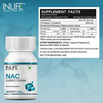 N-Acétyl Cystéine (NAC) — 60 gélules