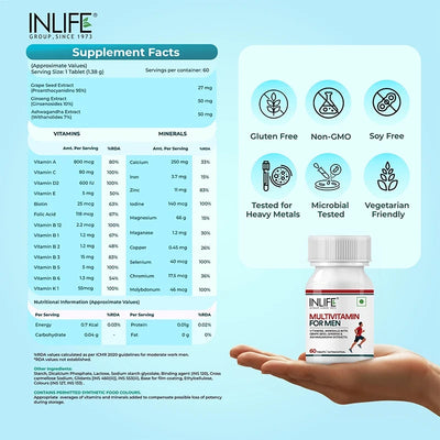 Multivitamines & Minéraux — 60 comprimés