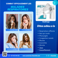 AeroMist — soulage les maladies respiratoires : asthme, rhume, bronchite