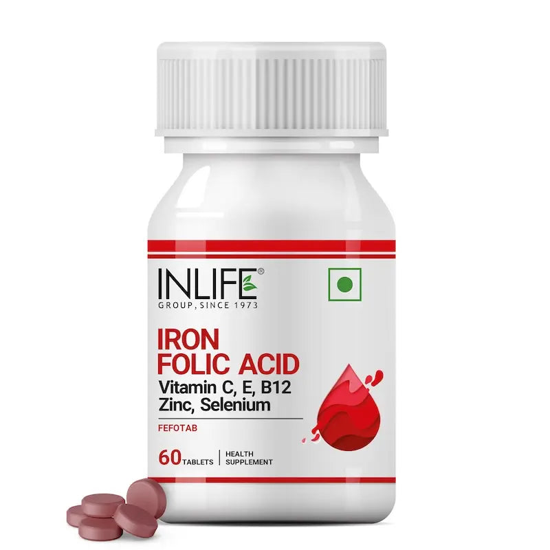 Iron + Folic Acid — 60 tablets