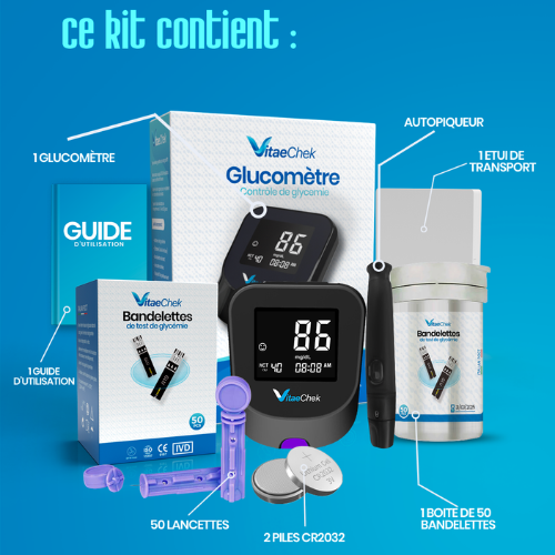 Ce que contient le kit Gluco G-210