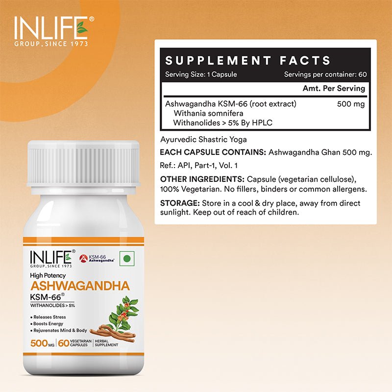 Ashwagandha KSM-66 — 60 gélules