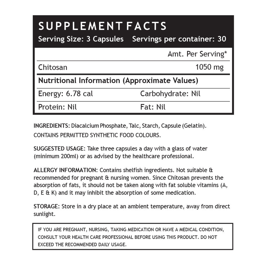 Chitosan — 90 Kapseln