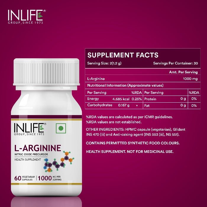 L-Arginine — 60 gélules