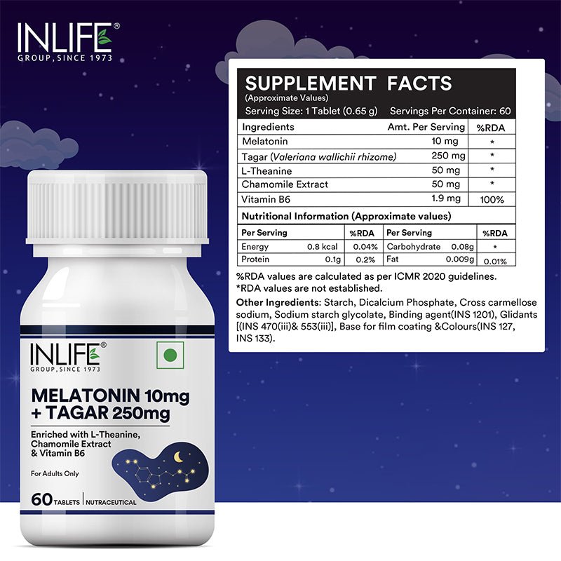 Mélatonine 10 mg — 60 comprimés