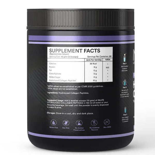 Hydrolyzed Collagen Powder — 200 g