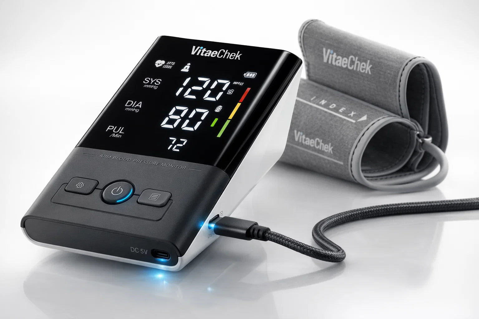 VitaeChek Pulse 3 – Monitor da Braccio Automatico per il Benessere Cardiovascolare Quotidiano